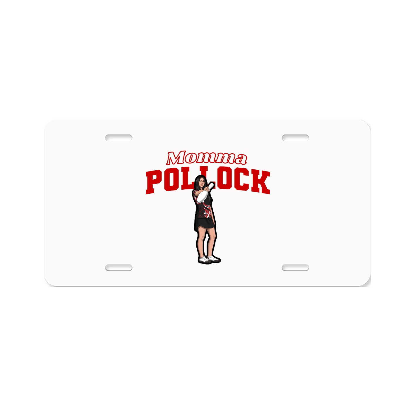 License Plate — Mothers Day Block in Classic