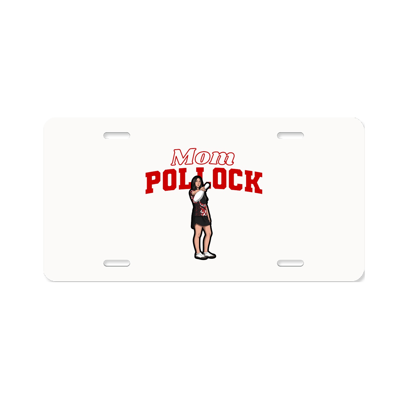 License Plate — Mothers Day Block in Classic