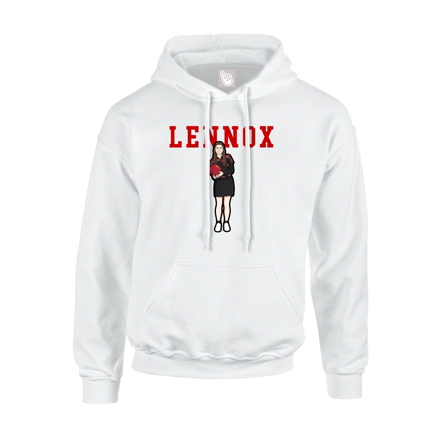 Hoodie — Shirsey in White