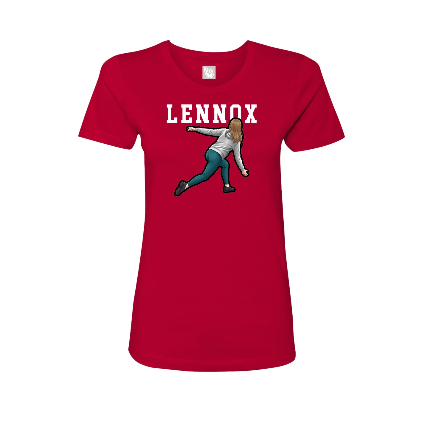 Fitted Women's Tee — Shirsey in Red