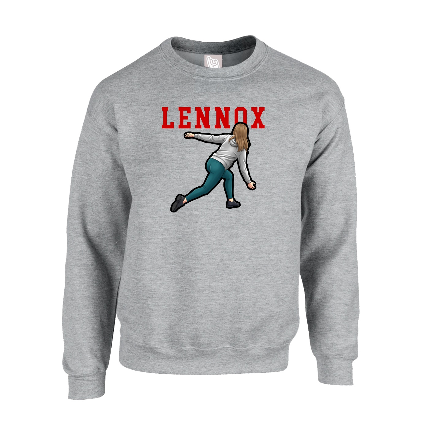 Fleece Crew — Shirsey in Grey