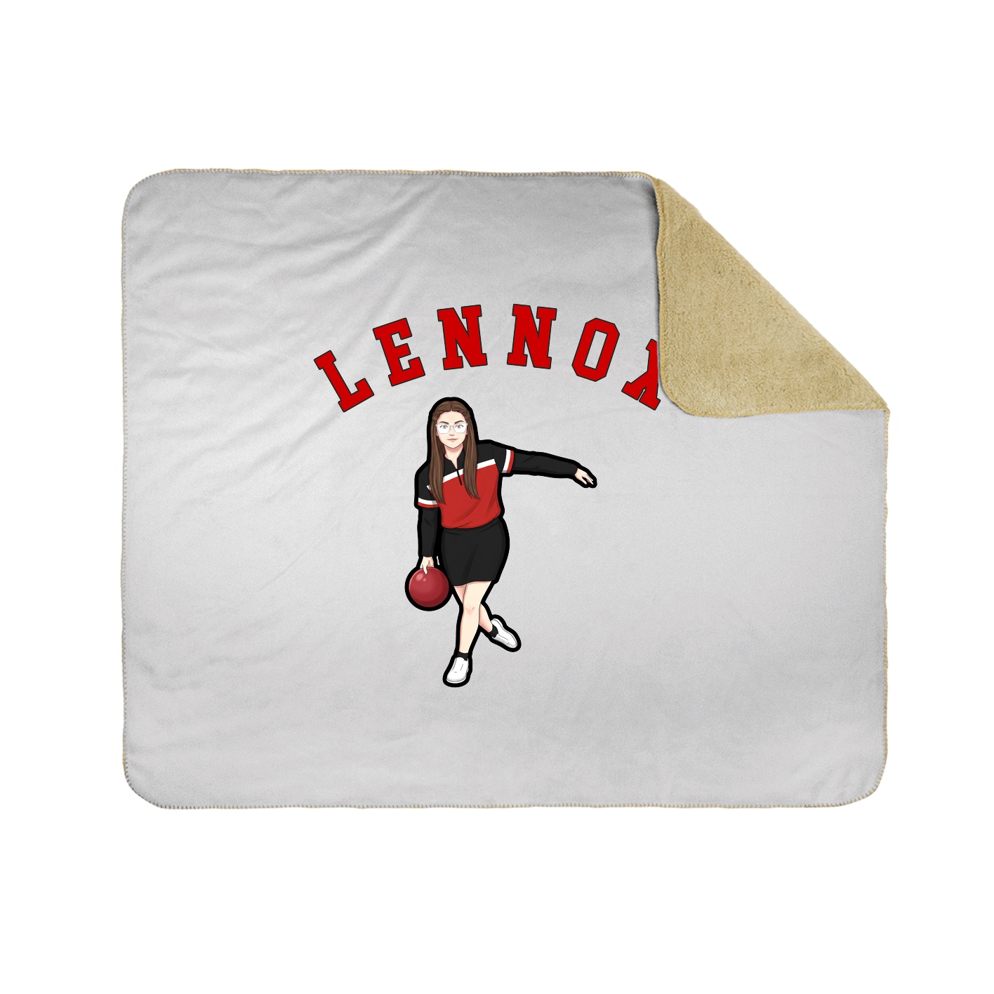 Throw Blanket — Shirsey Arch in White