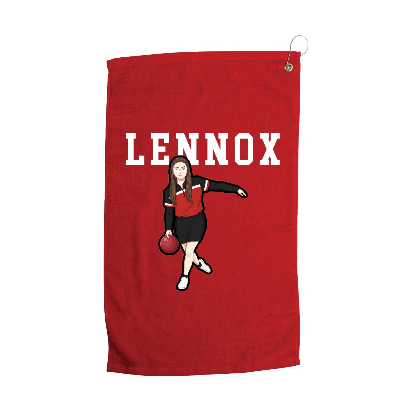 Golf Towel — Shirsey in Red