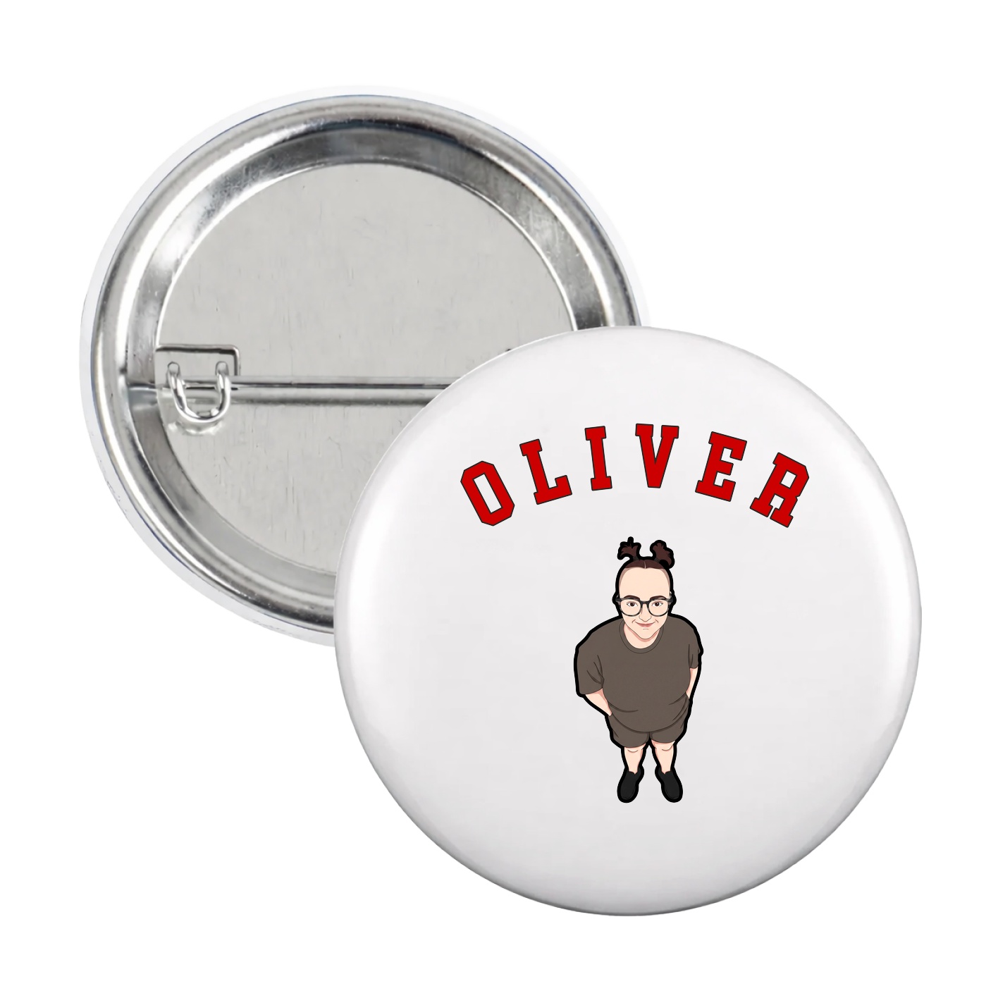 Game Day Button — Shirsey Arch in White