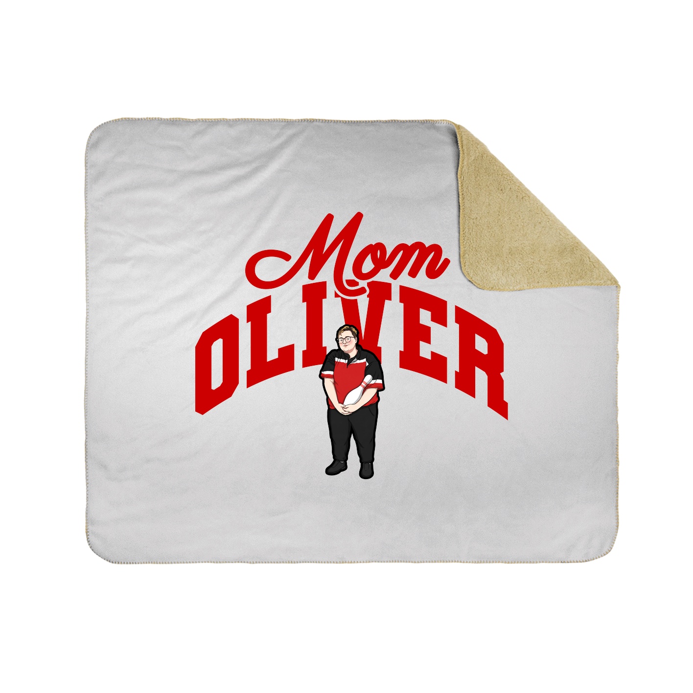 Throw Blanket — Mothers Day Arch in White