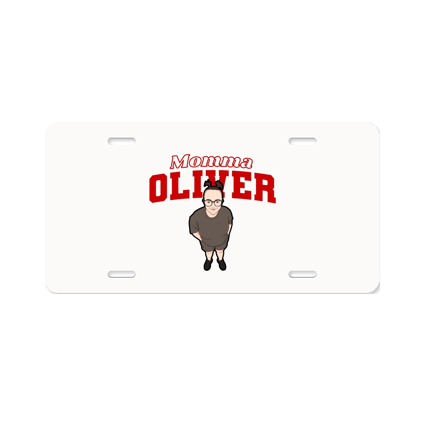License Plate — Mothers Day Block in Classic