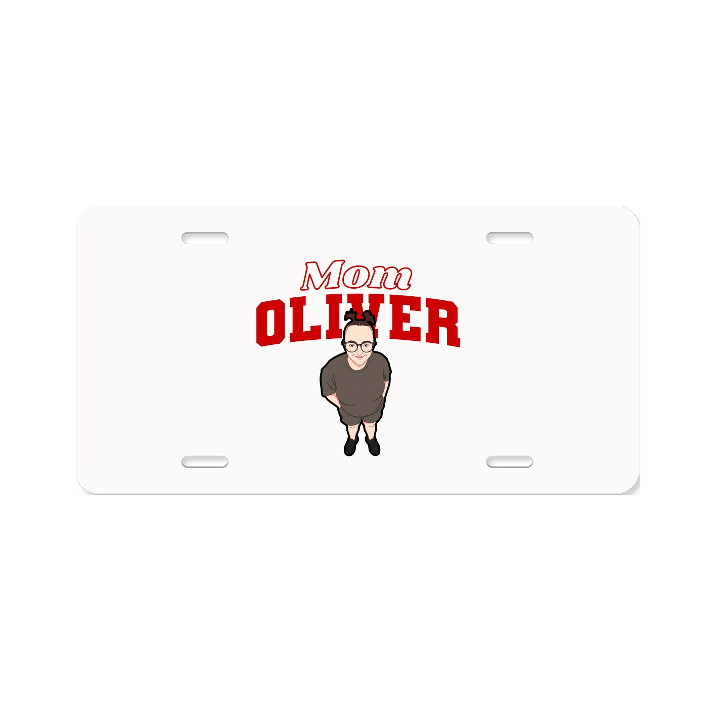 License Plate — Mothers Day Block in Classic