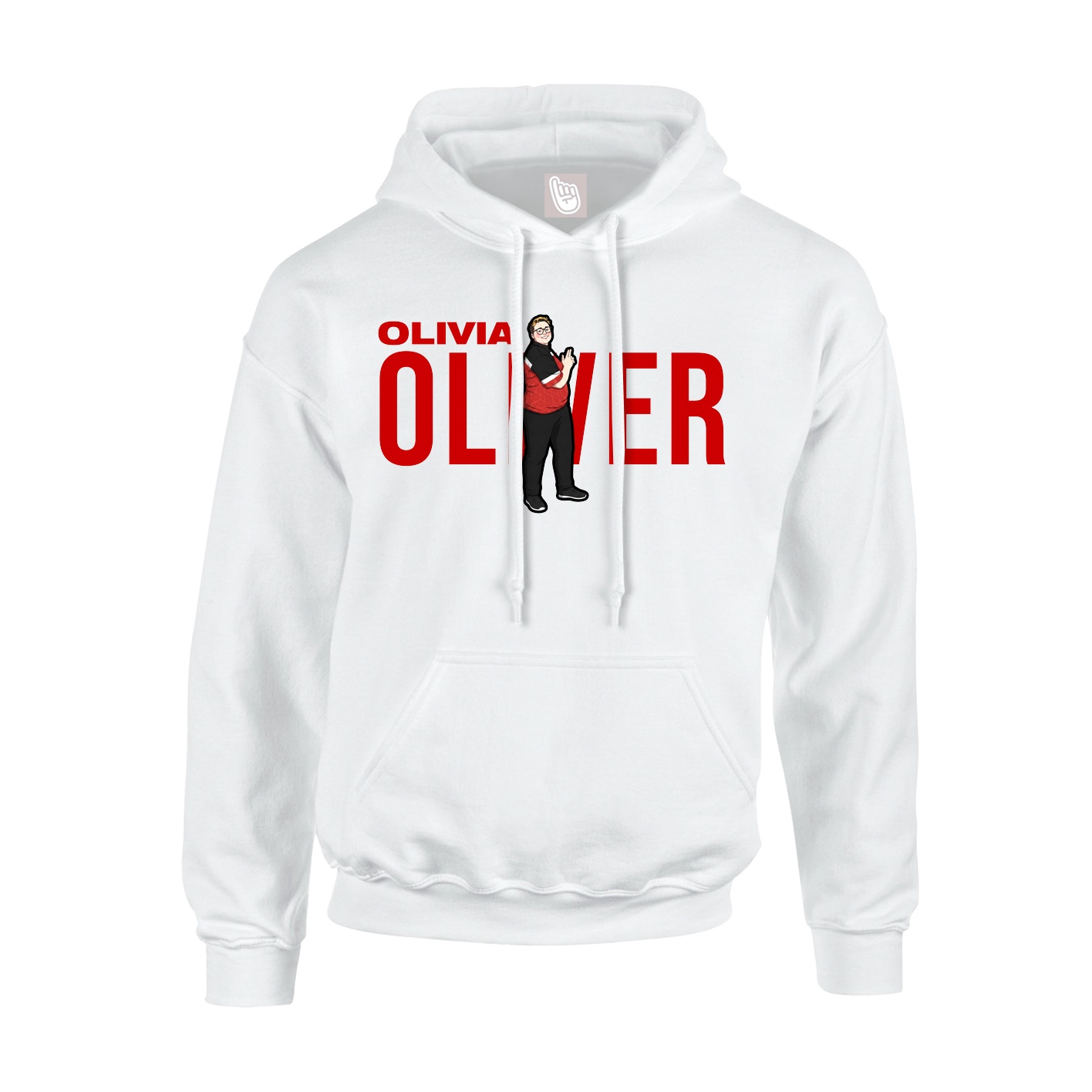 Hoodie — Player Name in White