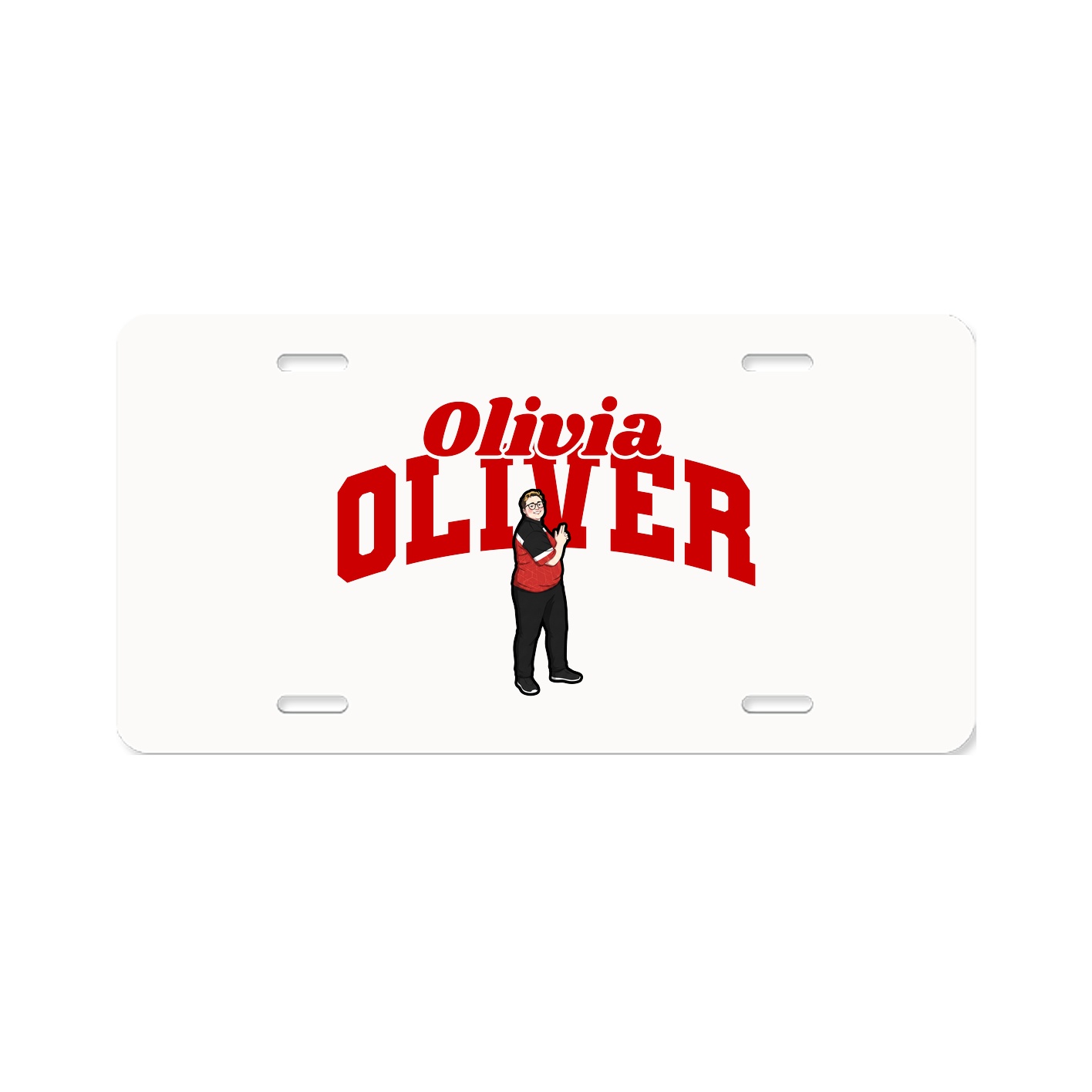 License Plate — Signature Arch in Classic