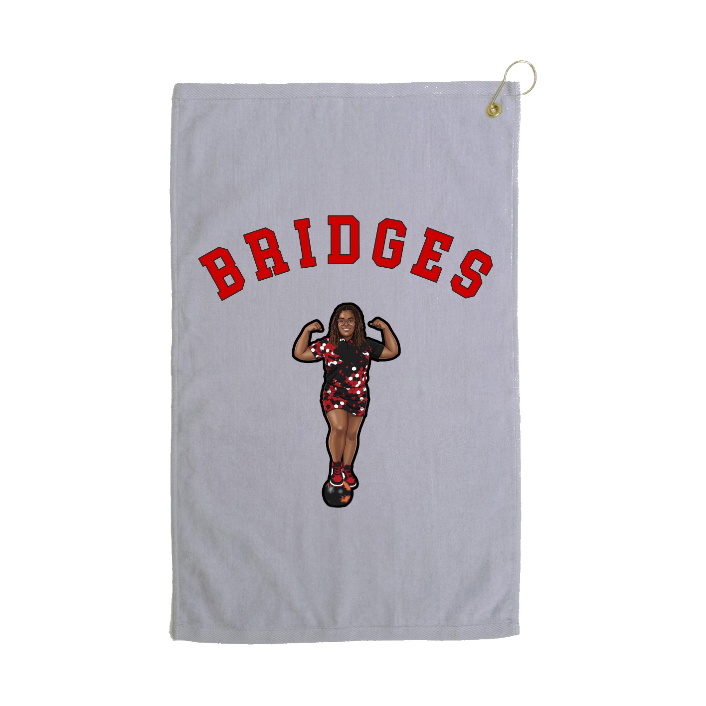 Golf Towel — Shirsey Arch in Grey