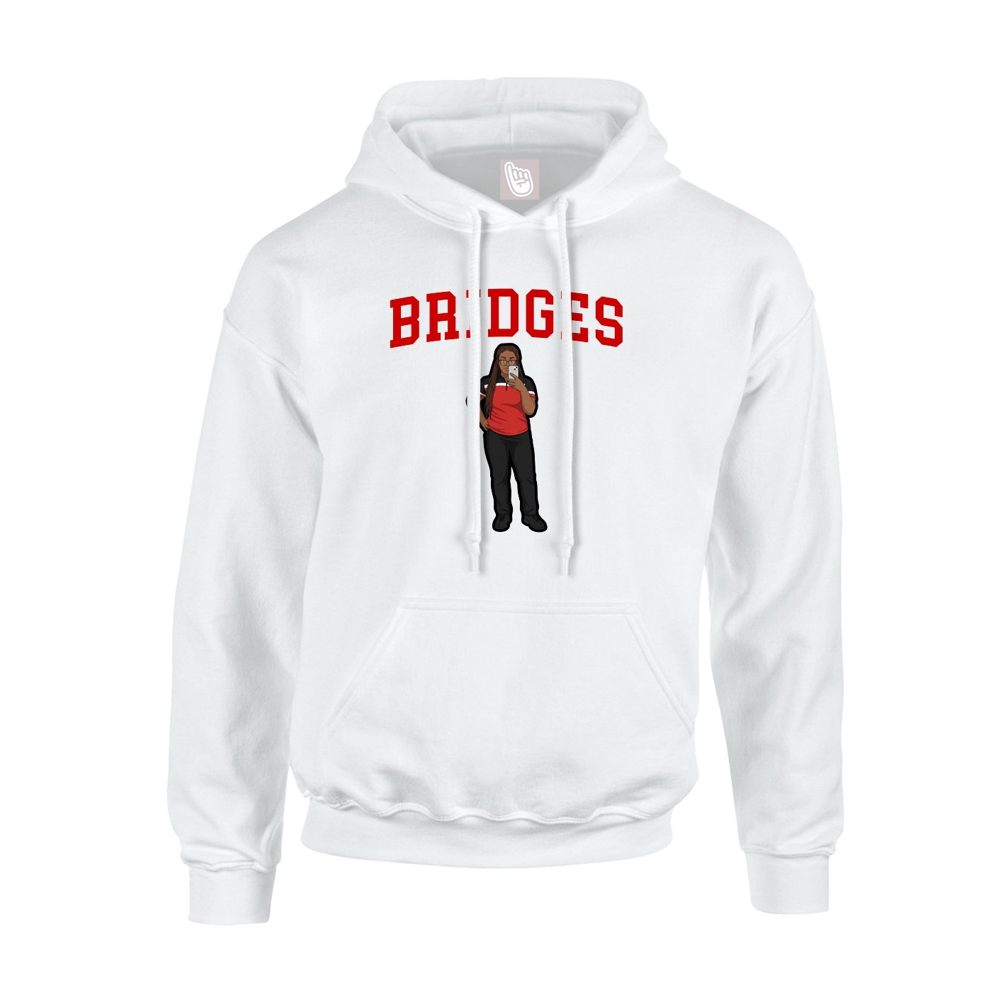 Youth Hoodie — Shirsey in White