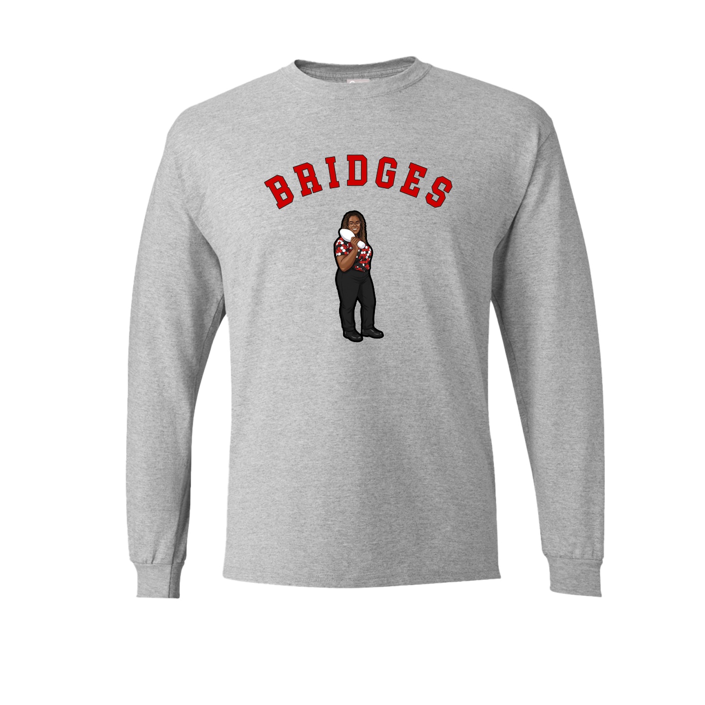 Long Sleeve Tee — Shirsey Arch in Grey