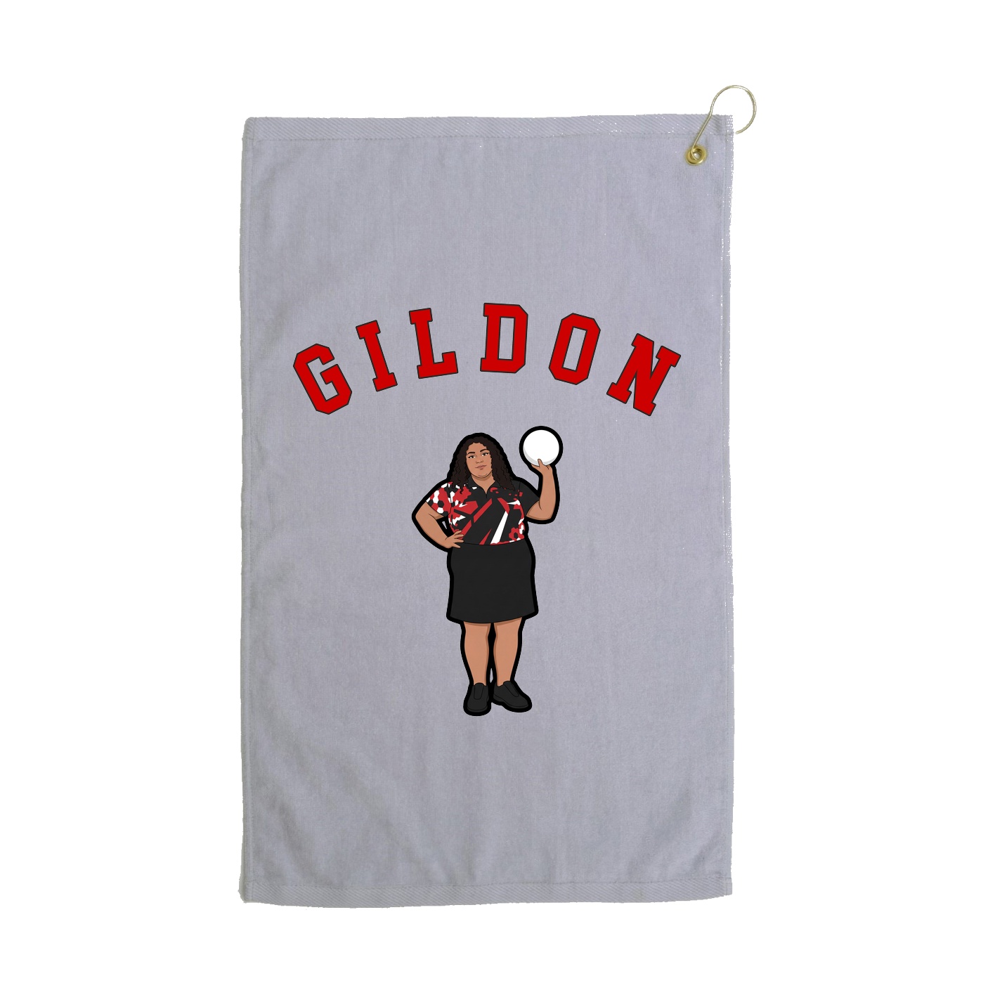Golf Towel — Shirsey Arch in Grey
