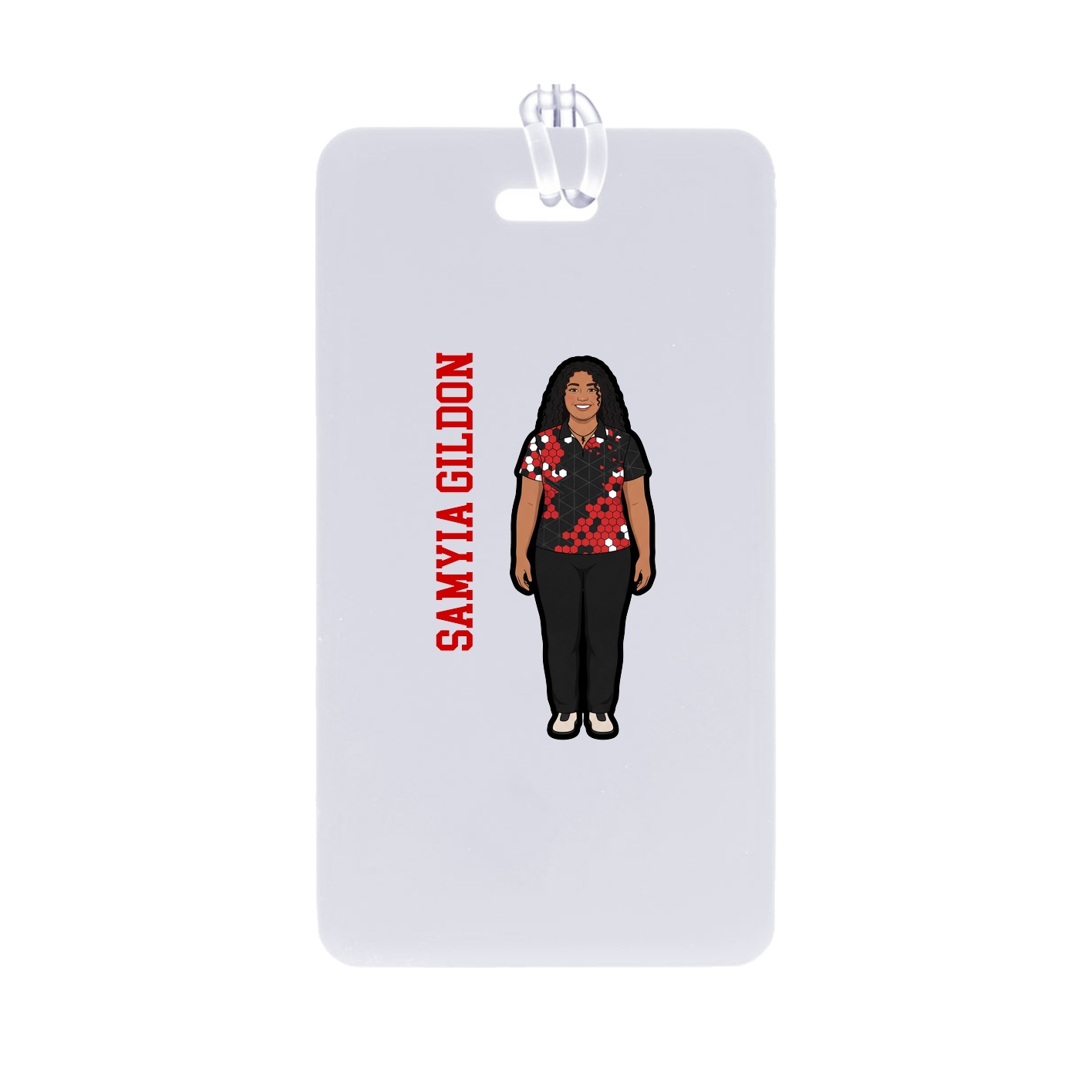 Bag Tag — Name Vertical in Classic
