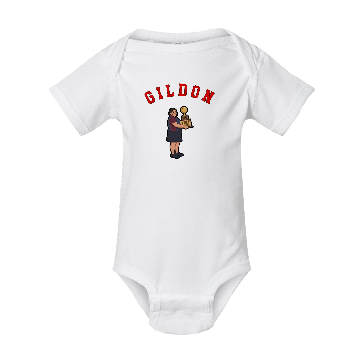 Baby Onesie — Shirsey Arch in White