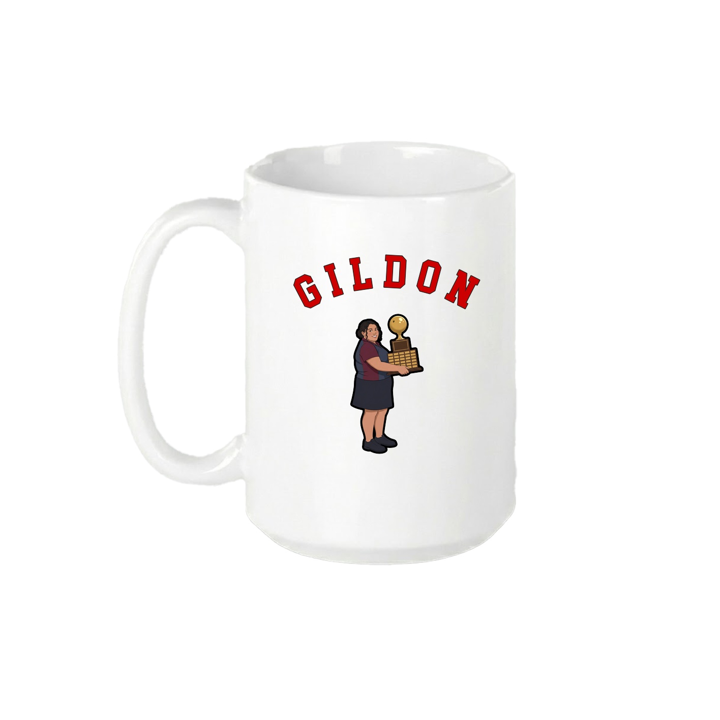 15oz Coffee Mug — Shirsey Arch in White