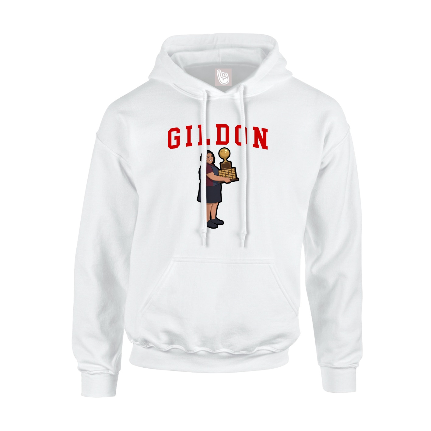 Hoodie — Shirsey in White