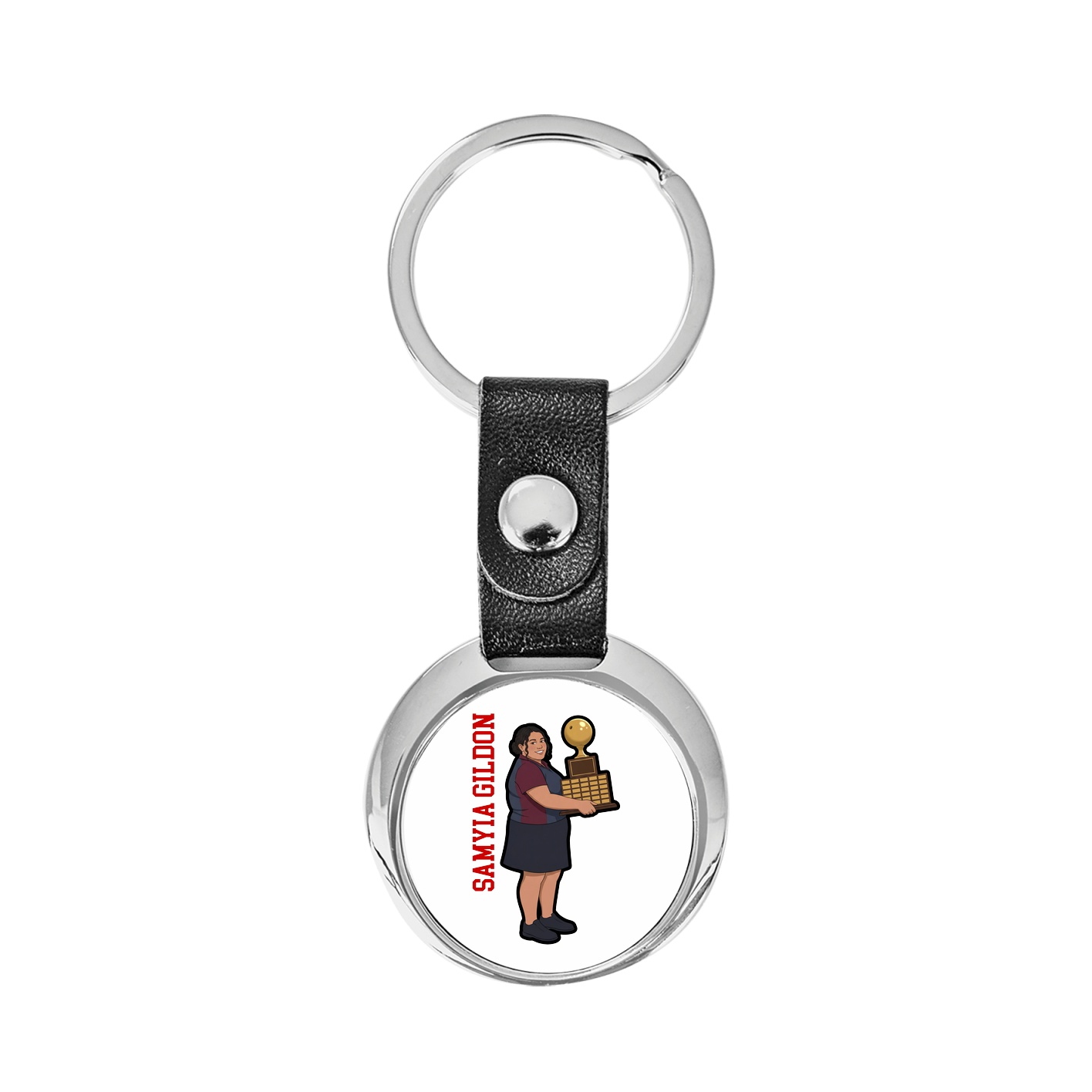 Key Chain — Name Vertical in Classic