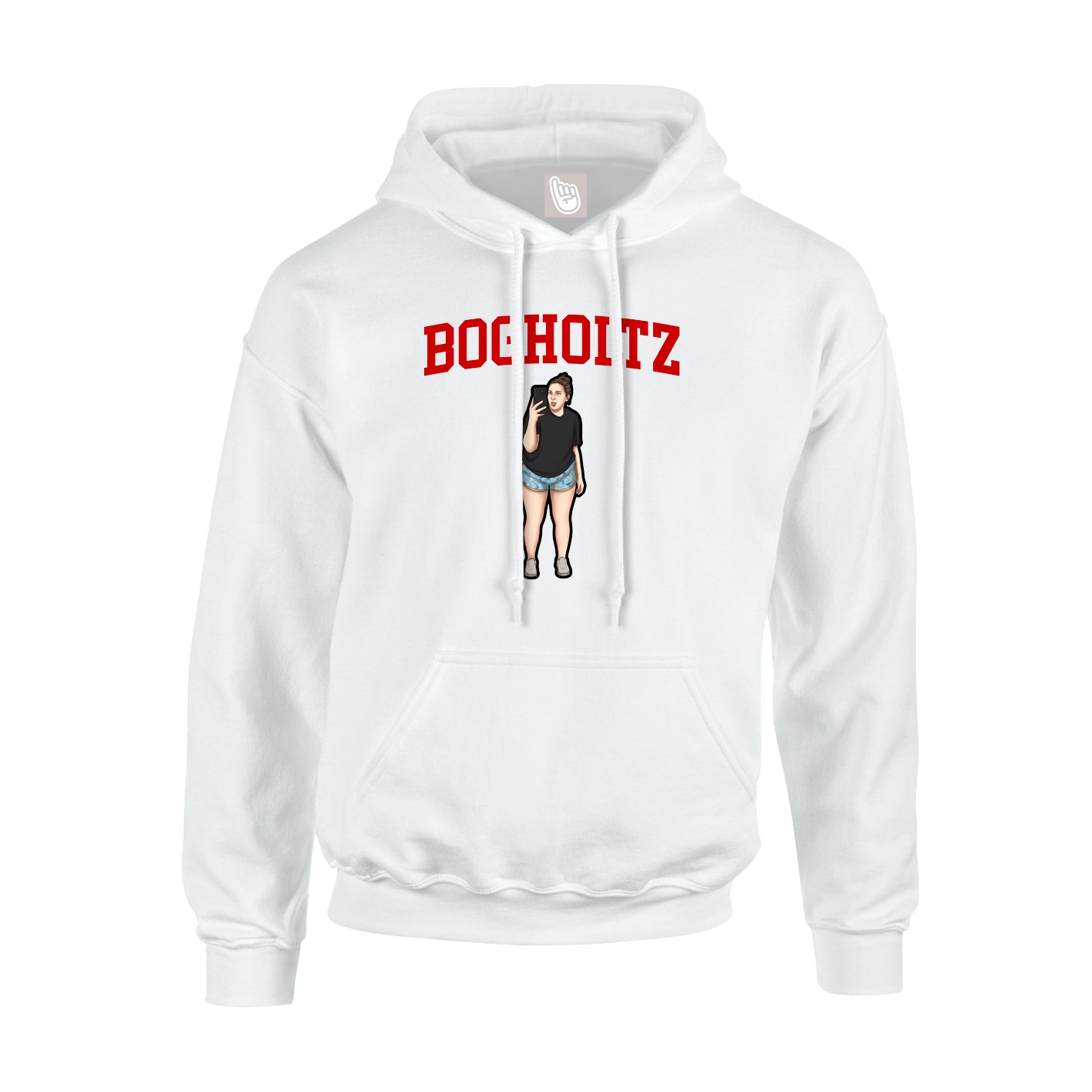 Youth Hoodie — Shirsey in White