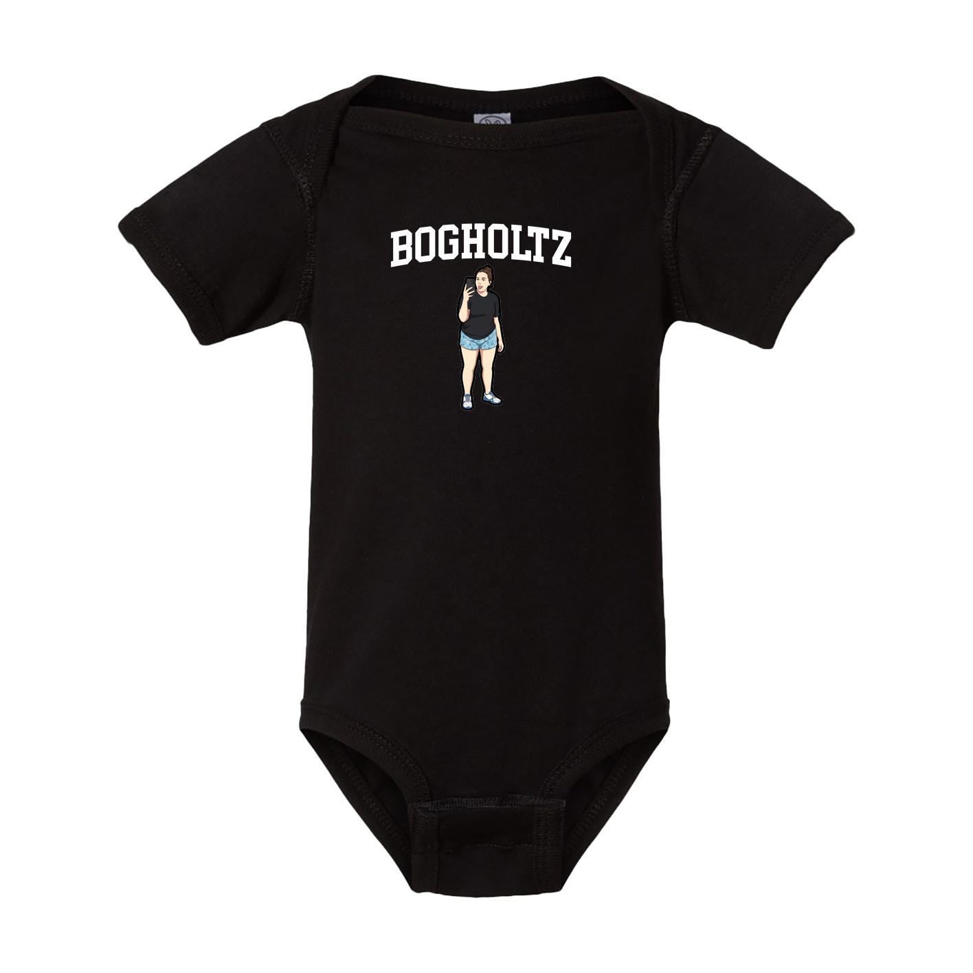 Baby Onesie — Shirsey in Black