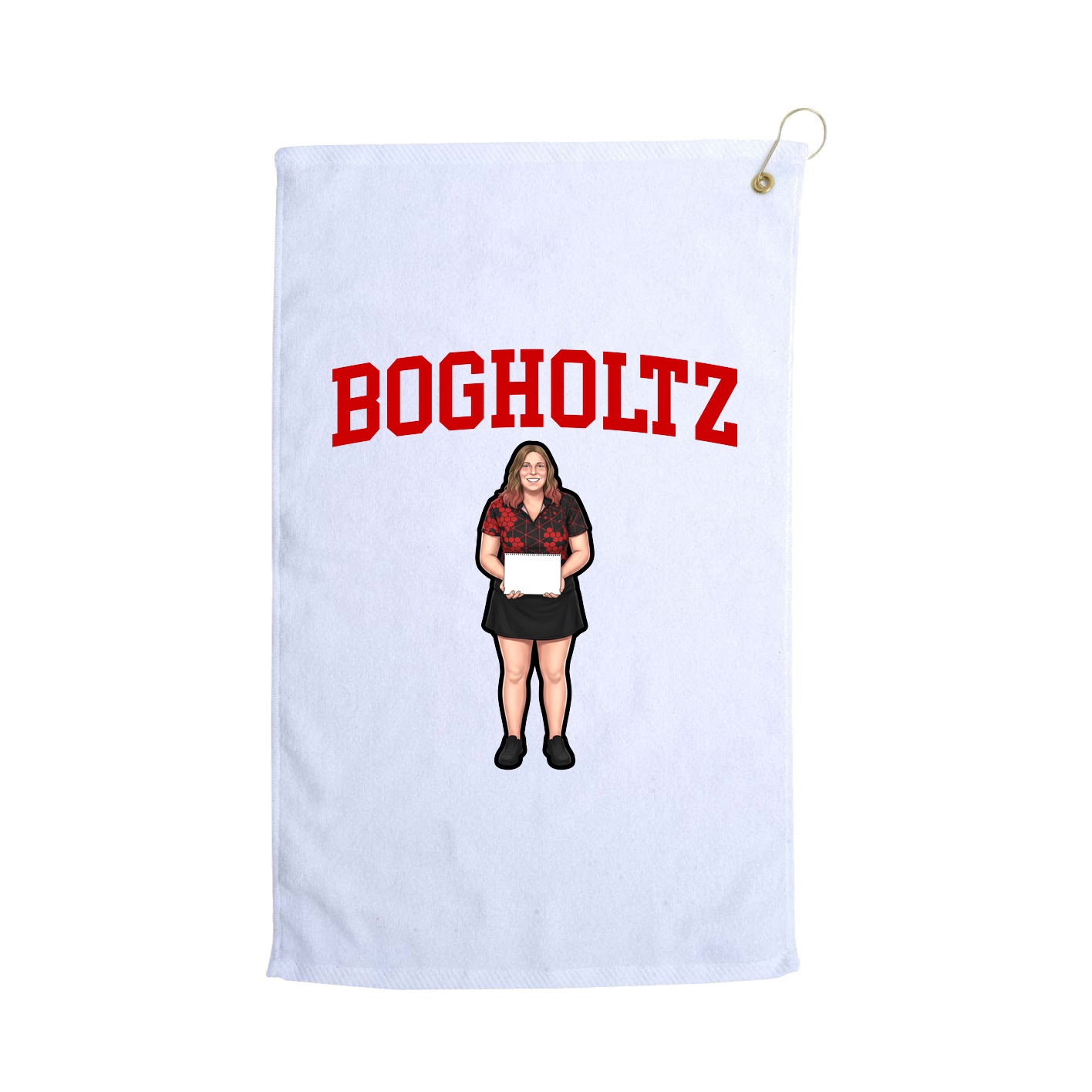 Golf Towel — Shirsey in White