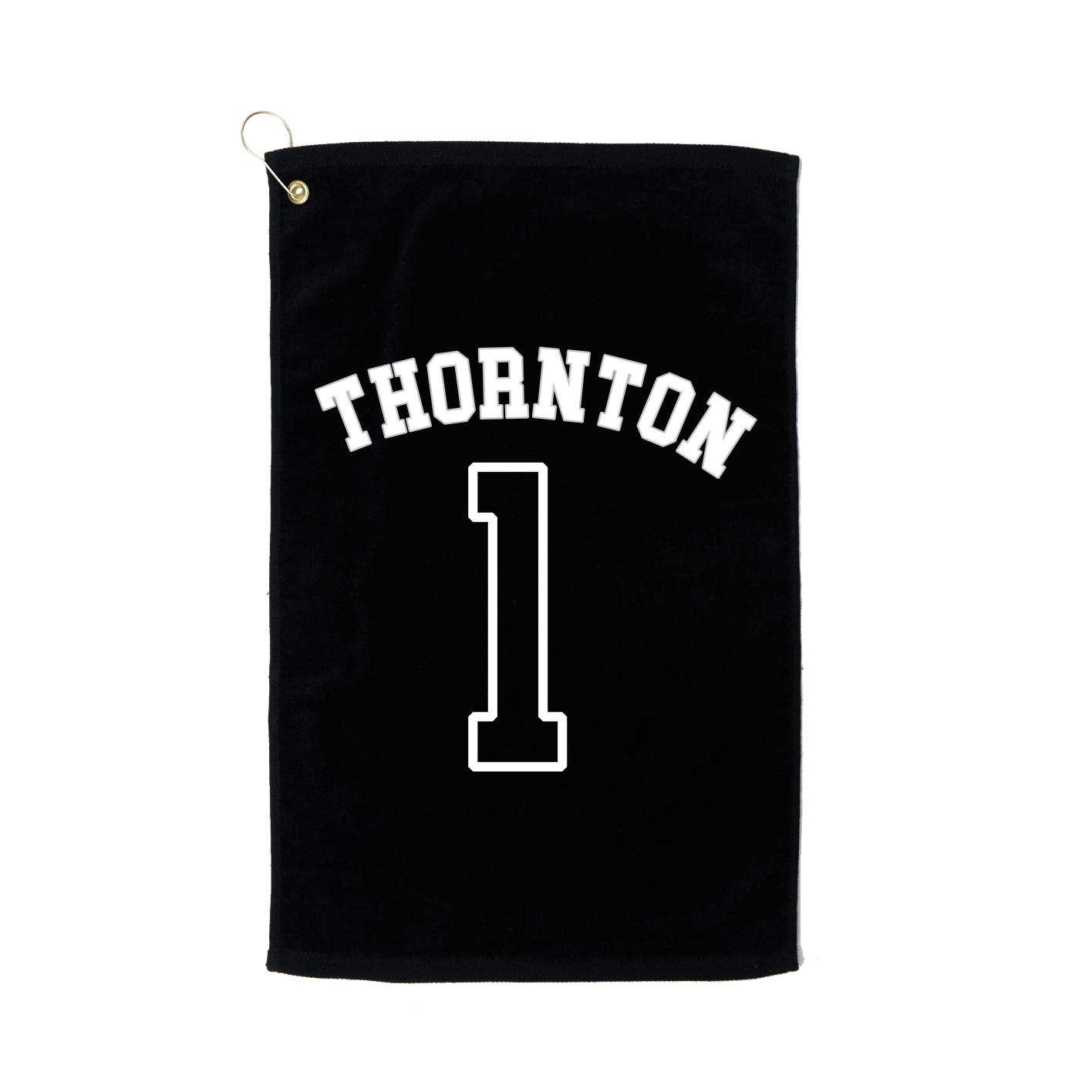 Golf Towel — Shirsey Arch in Black