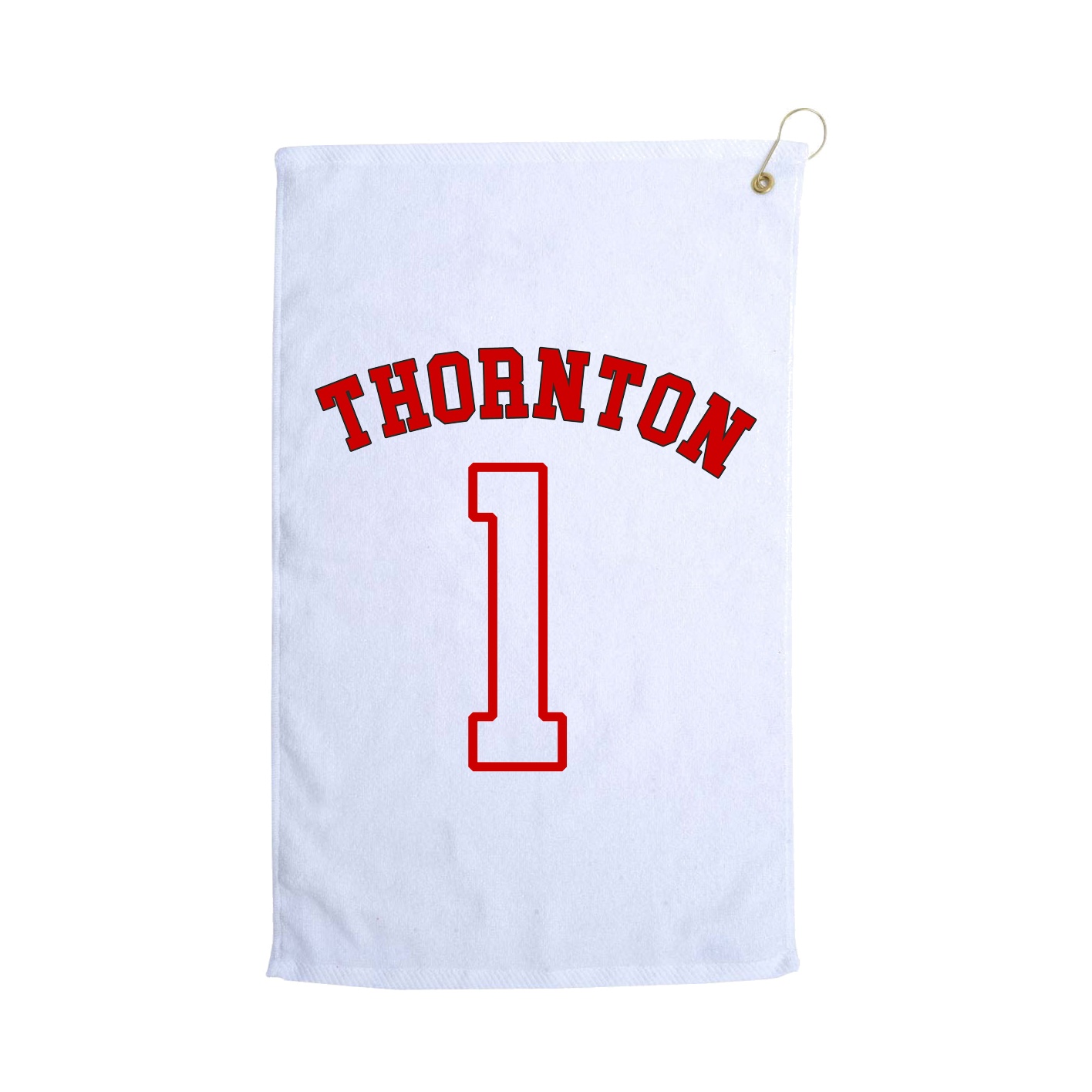 Golf Towel — Shirsey Arch in White