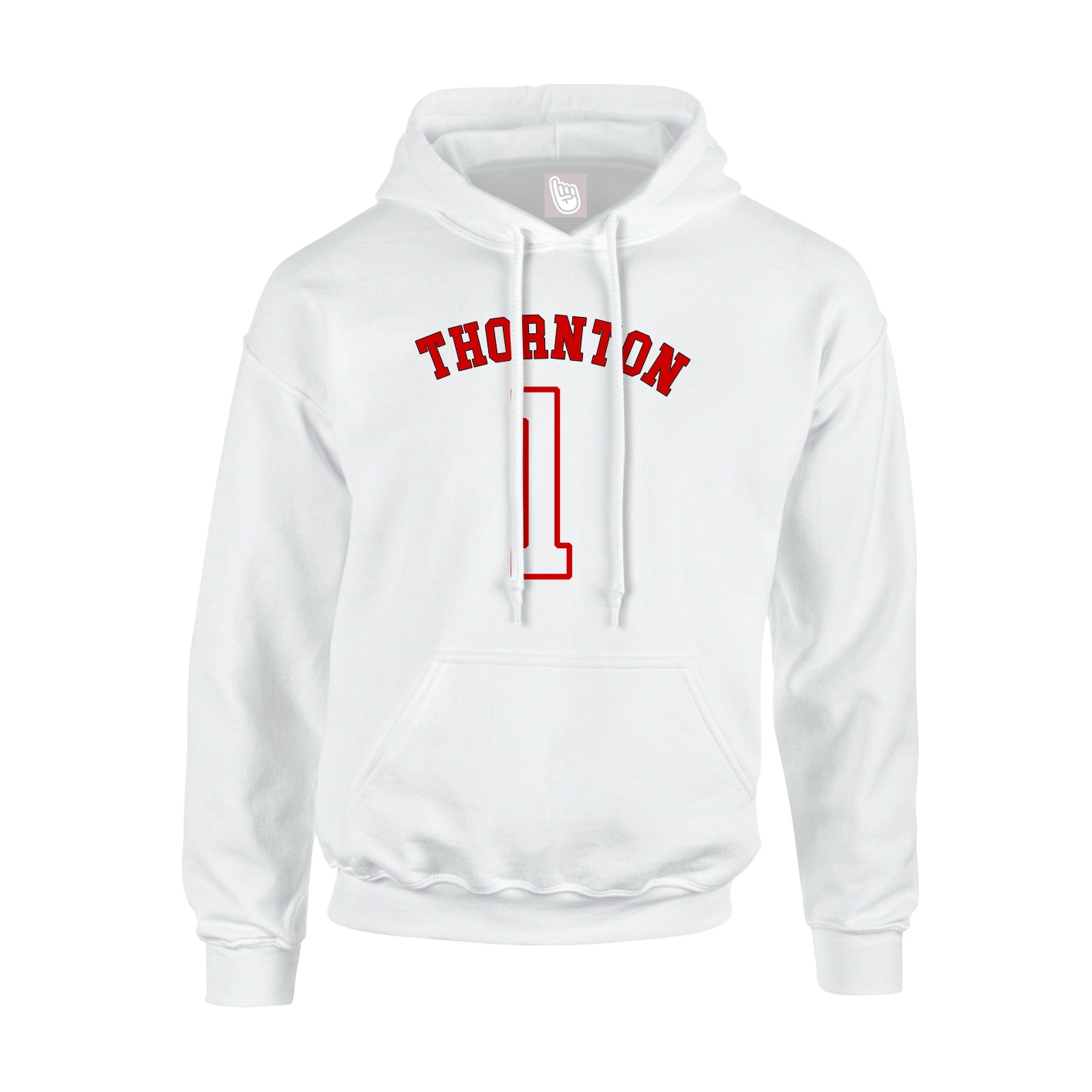 Hoodie — Shirsey Arch in White