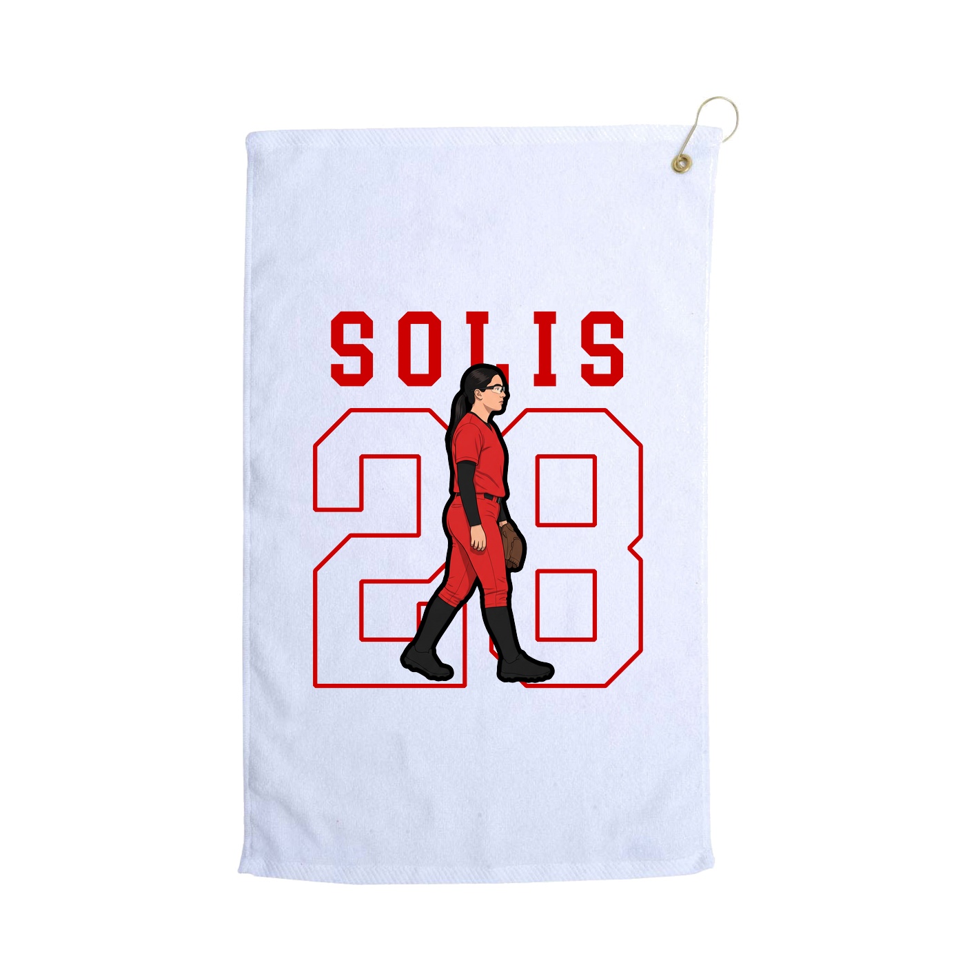 Golf Towel — Shirsey in White