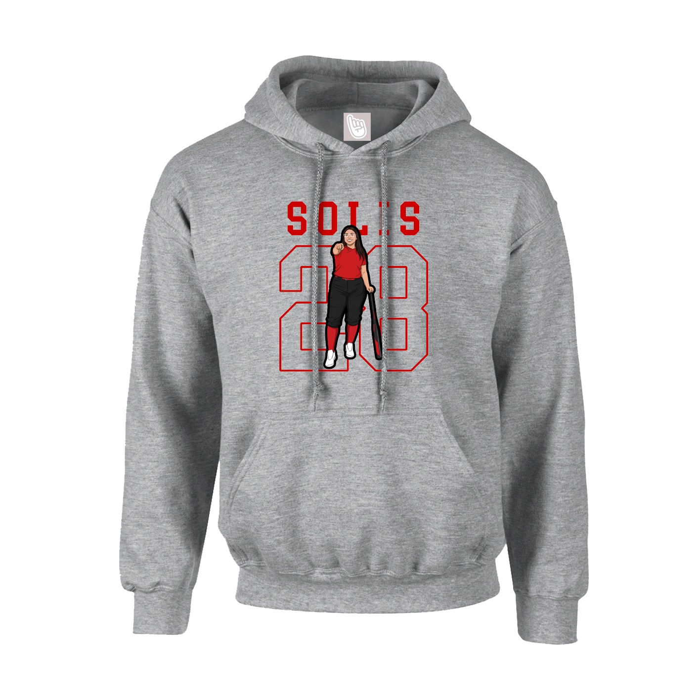 Hoodie — Shirsey in Grey