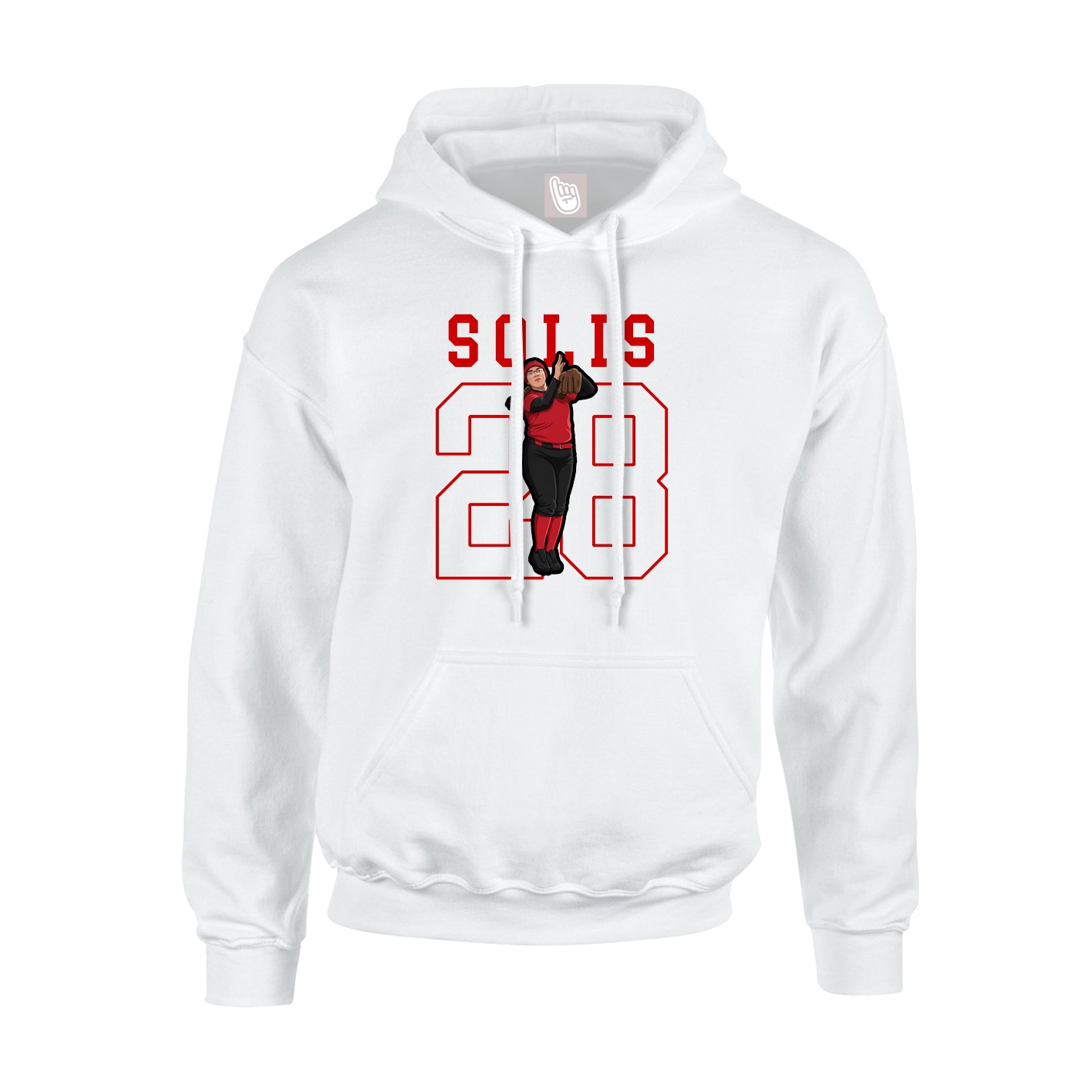 Hoodie — Shirsey in White