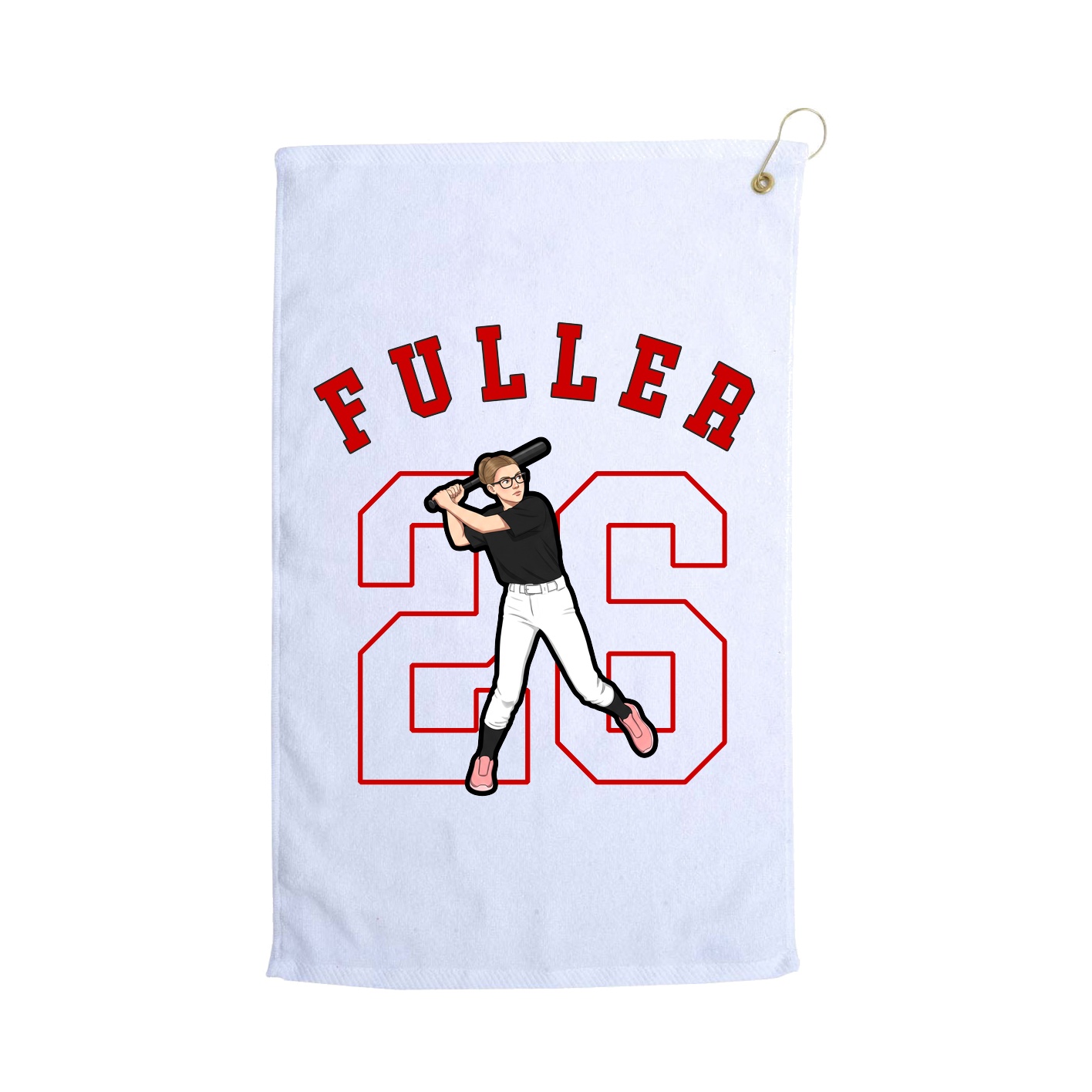 Golf Towel — Shirsey Arch in White