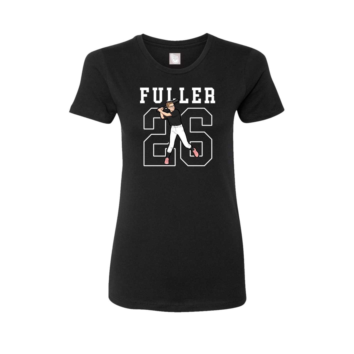 Fitted Women's Tee — Shirsey in Black