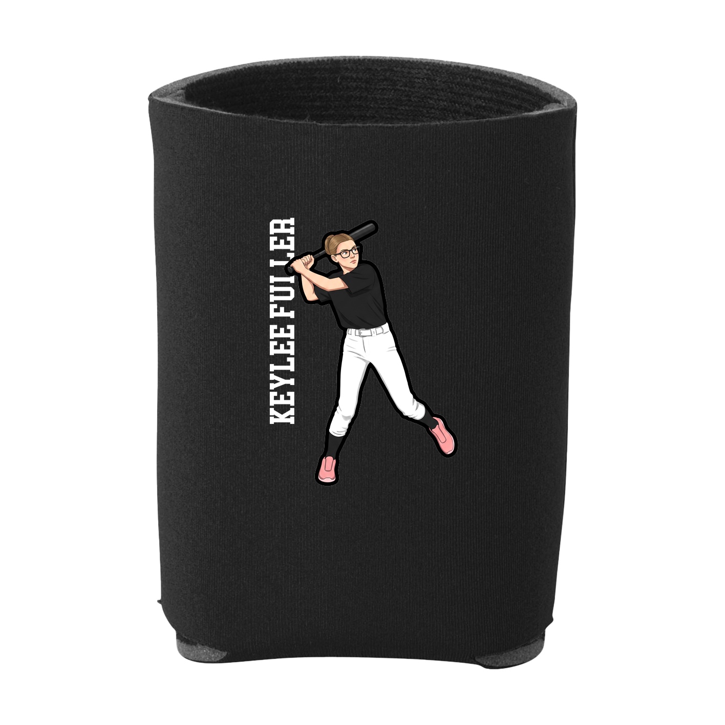 Can Holder — Name Vertical in Black