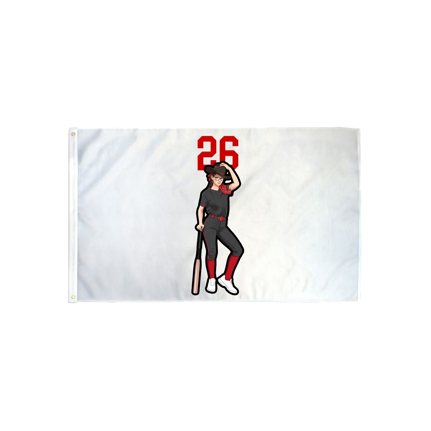 3x5 Flag — Number Top in Classic