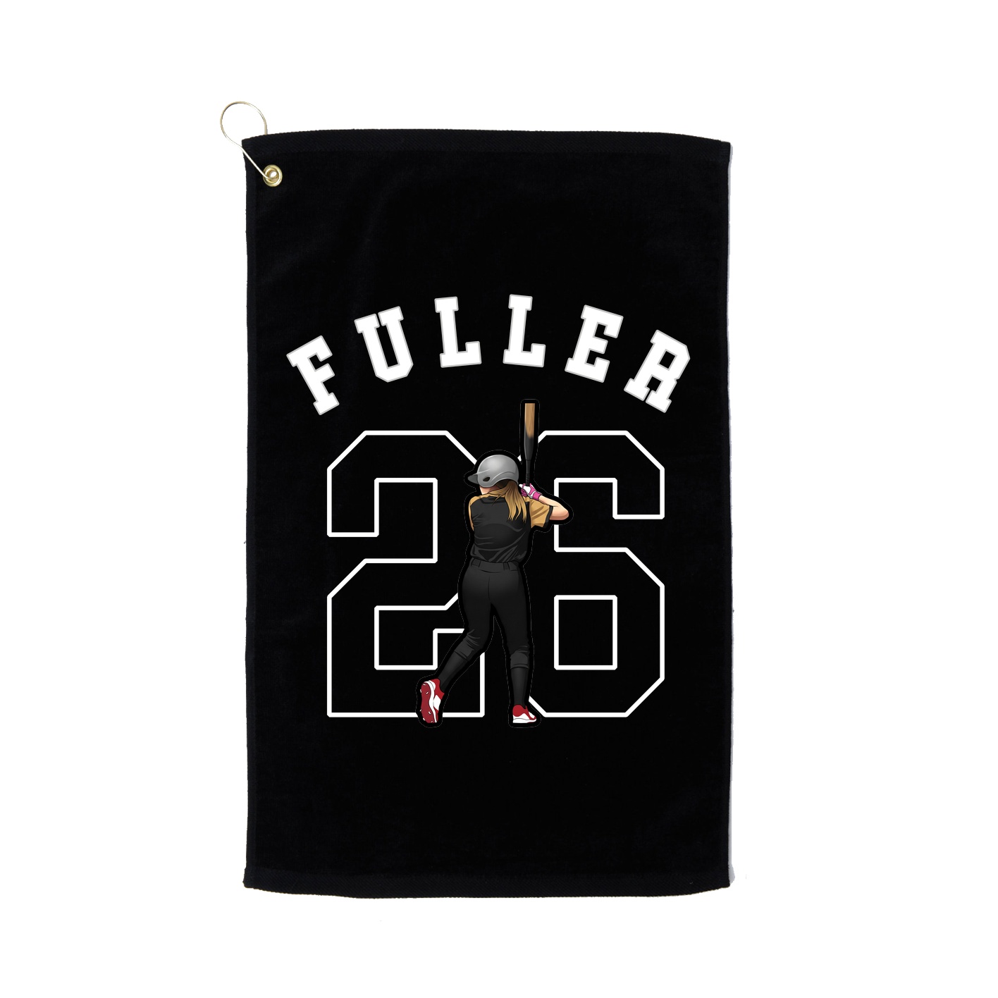 Golf Towel — Shirsey Arch in Black