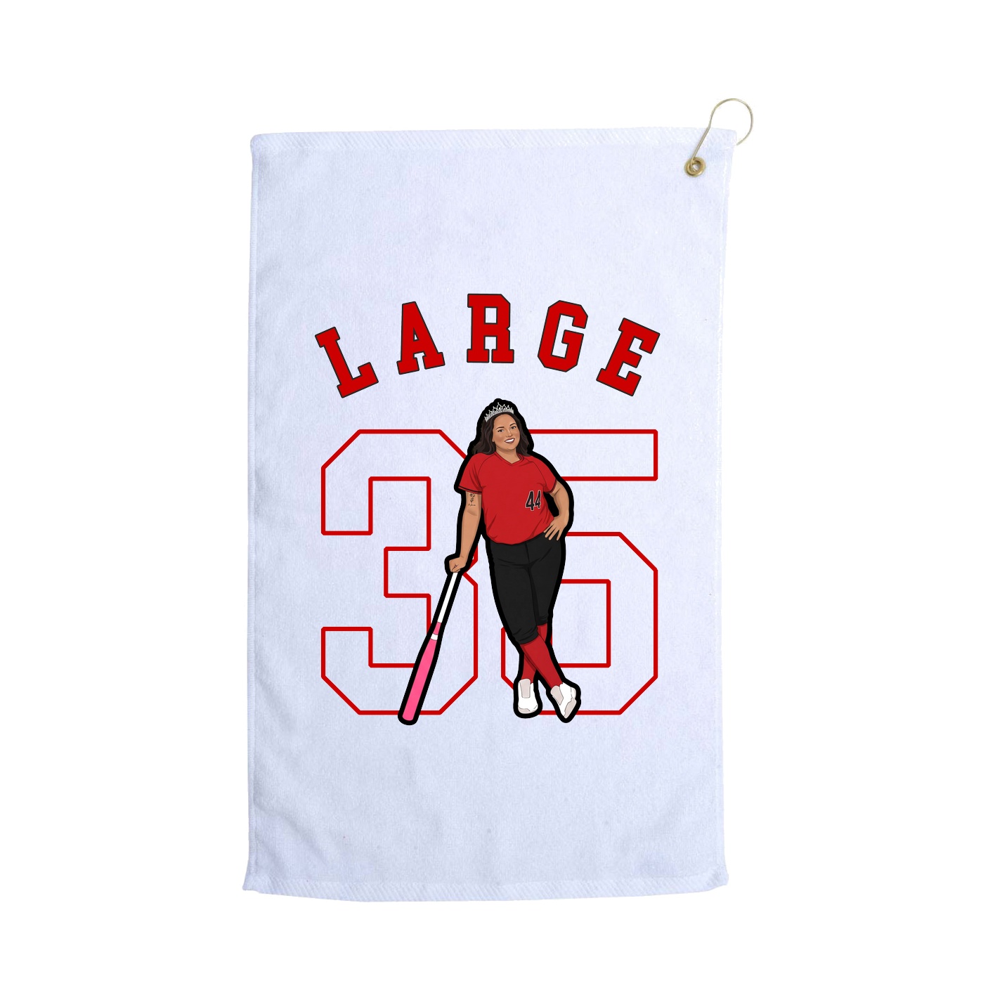 Golf Towel — Shirsey Arch in White