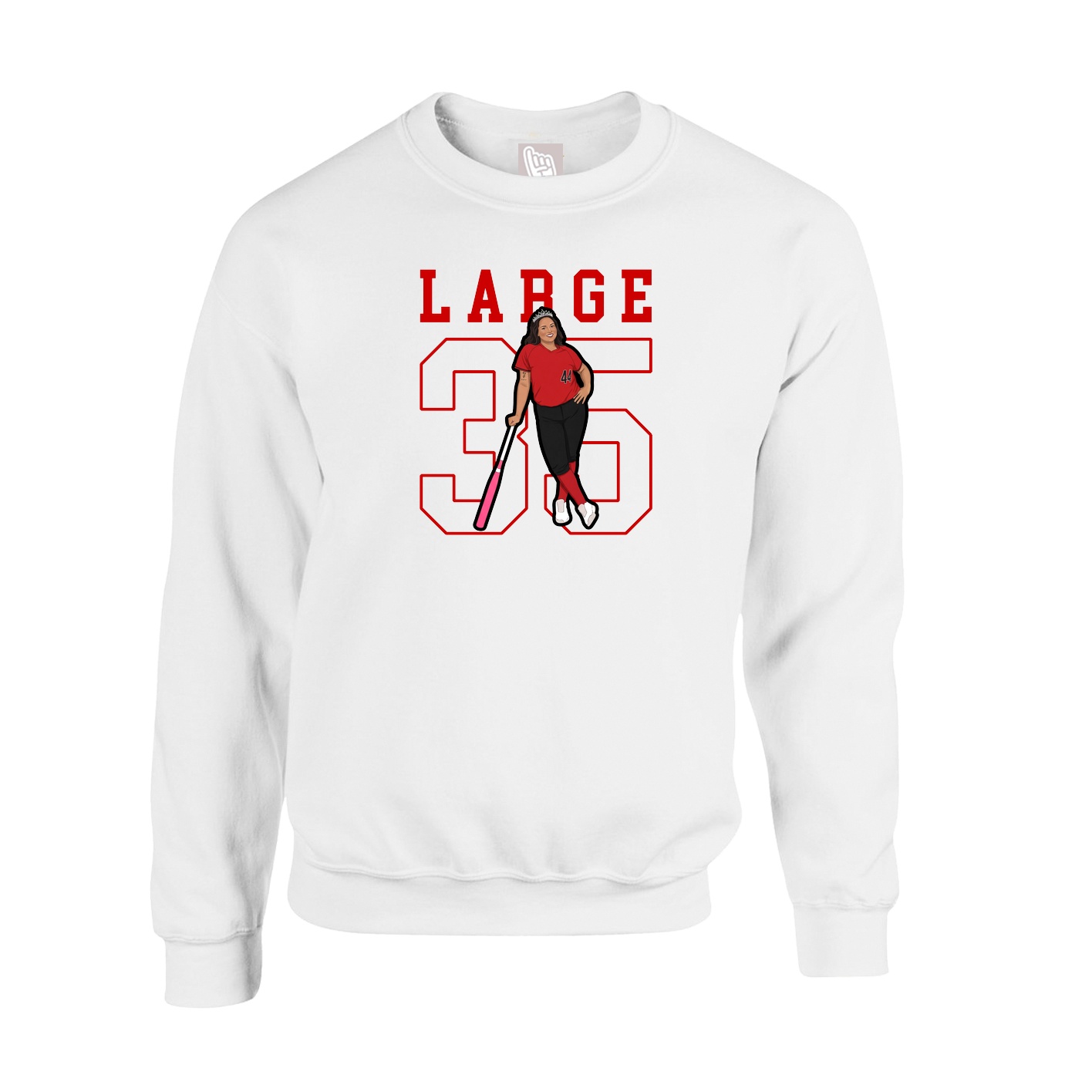 Fleece Crew — Shirsey in White