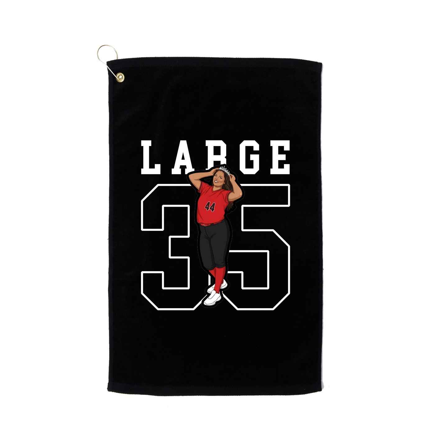 Golf Towel — Shirsey in Black