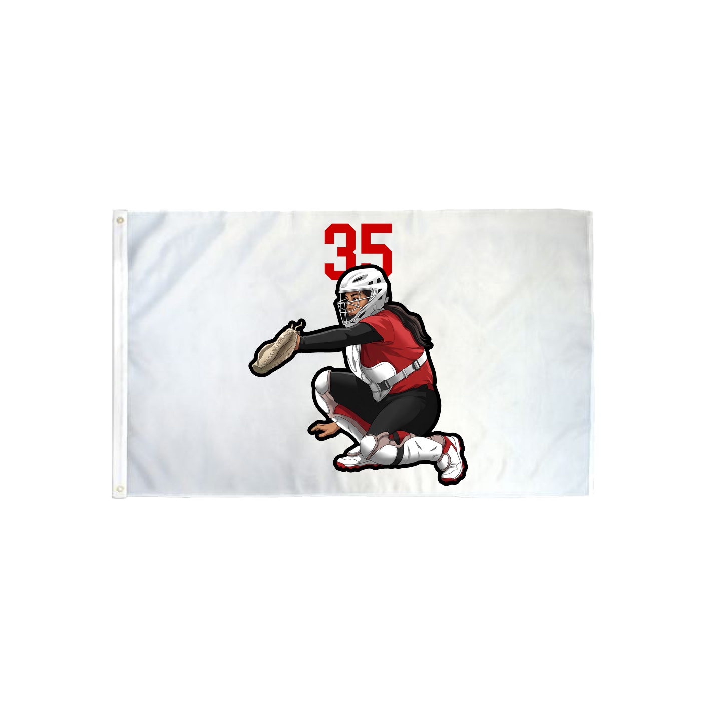 3x5 Flag — Number Top in Classic