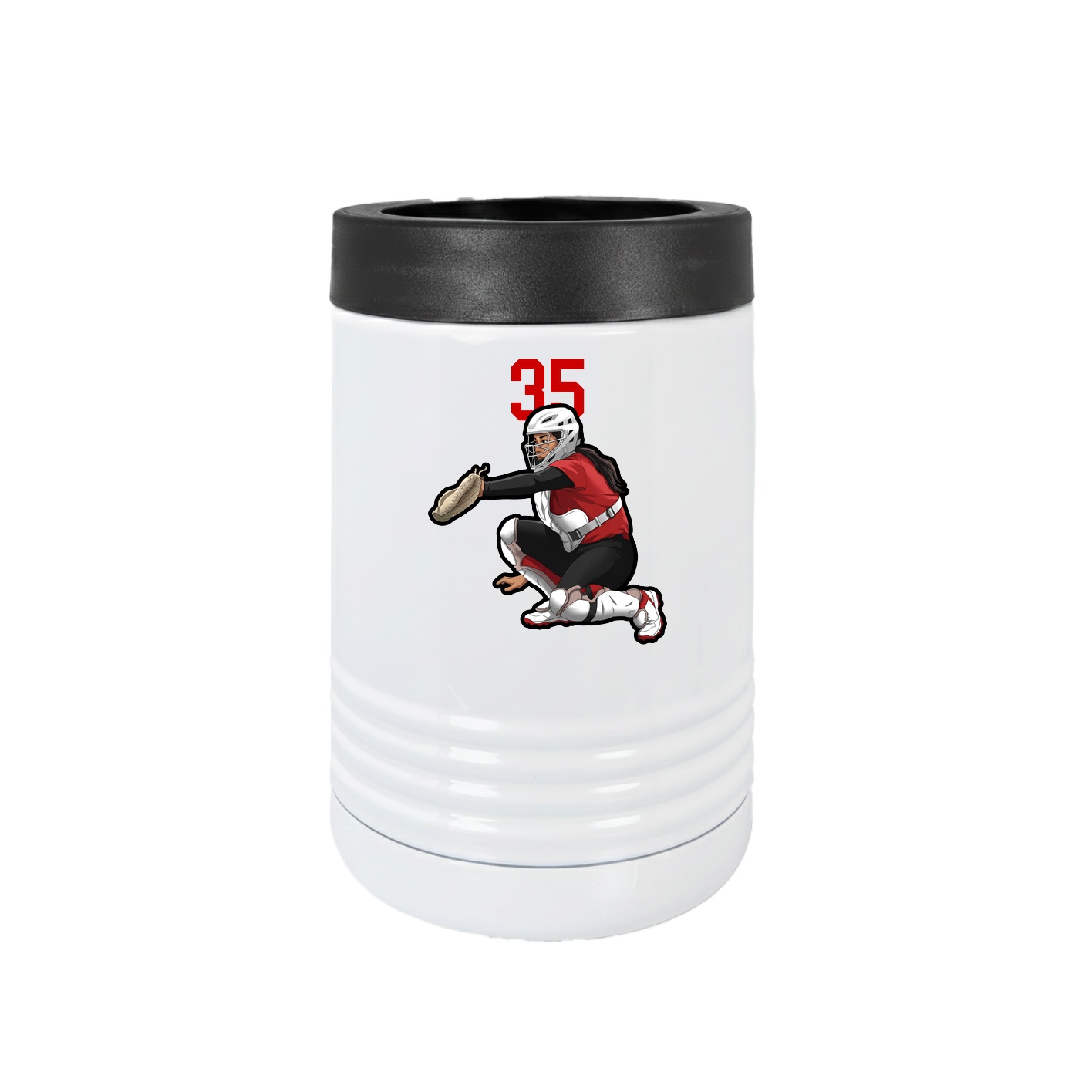 Beverage Holder — Number Top in White