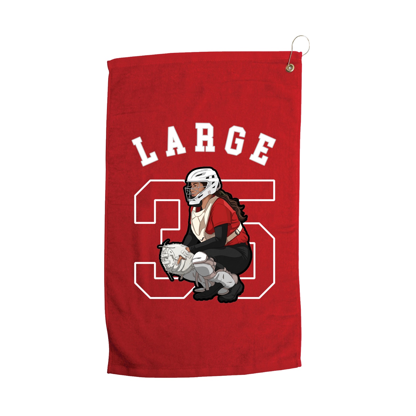 Golf Towel — Shirsey Arch in Red