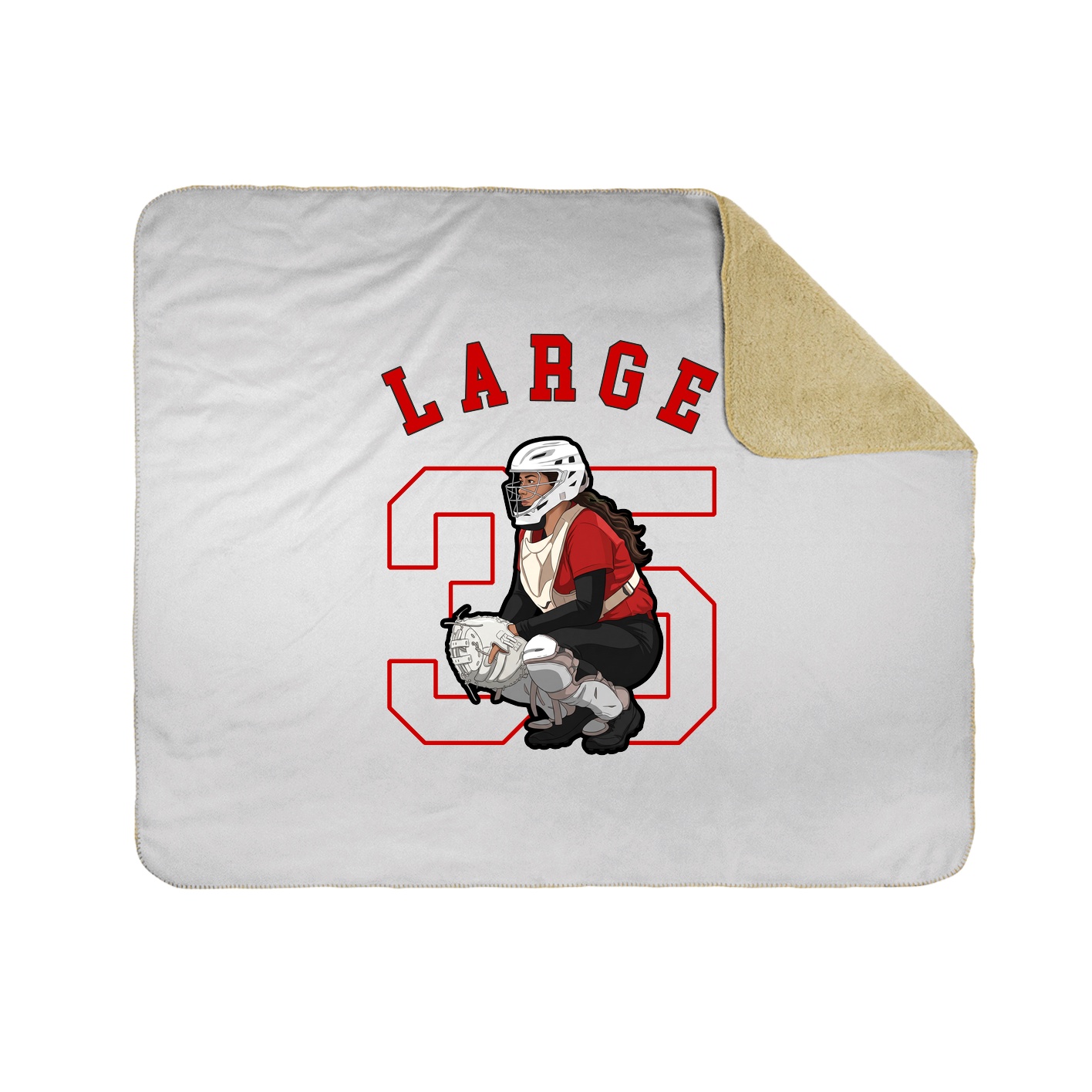 Throw Blanket — Shirsey Arch in White