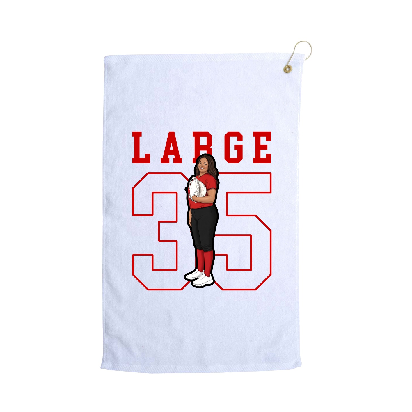 Golf Towel — Shirsey in White
