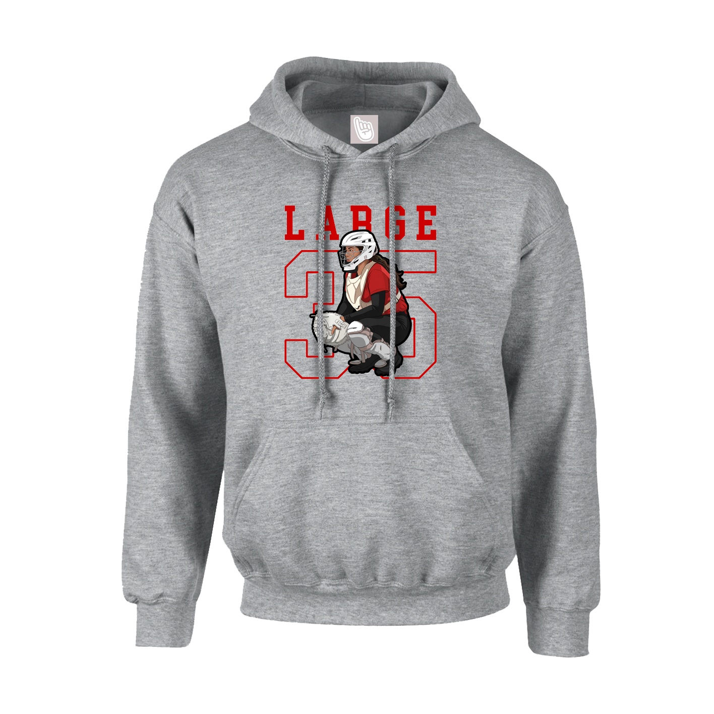 Hoodie — Shirsey in Grey