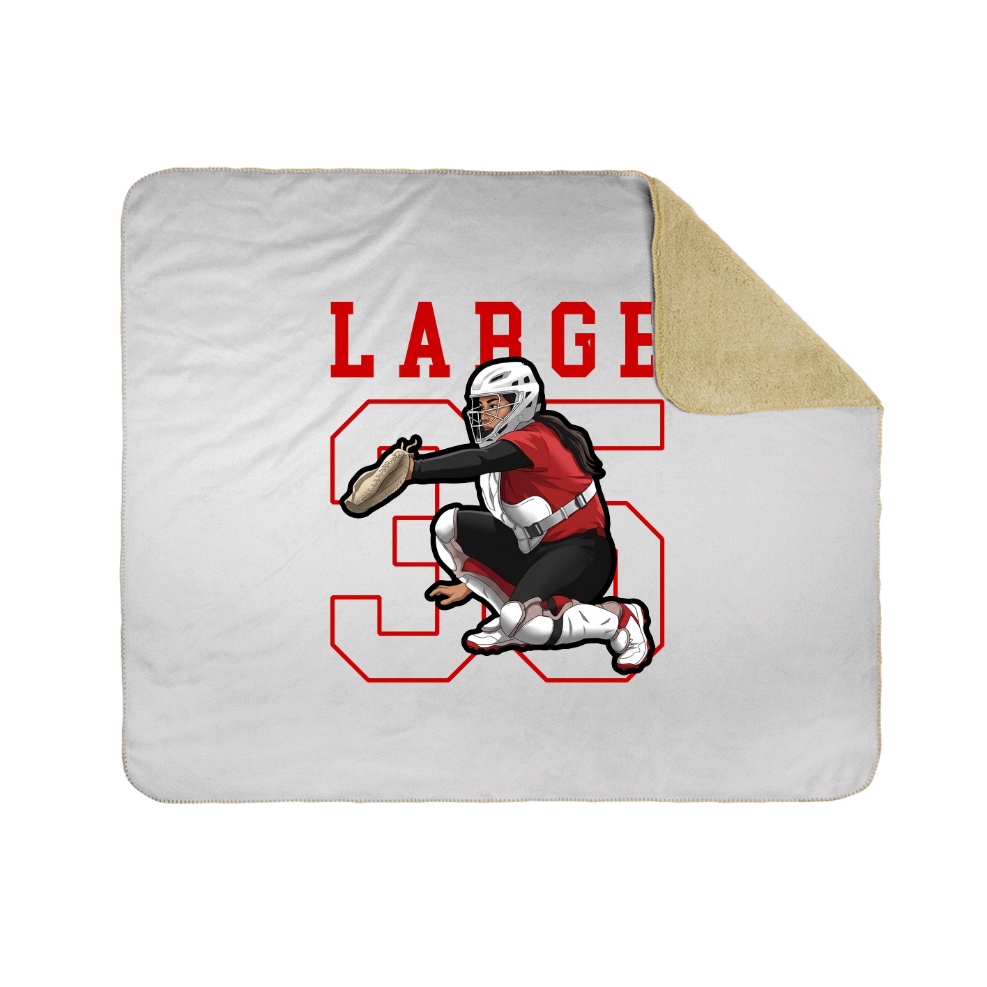 Throw Blanket — Shirsey in White
