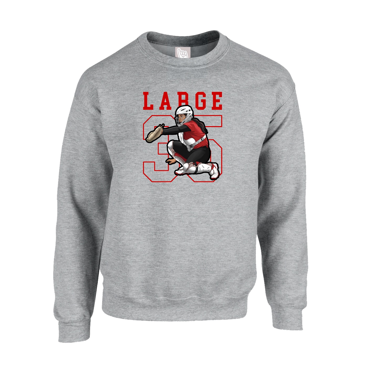 Fleece Crew — Shirsey in Grey