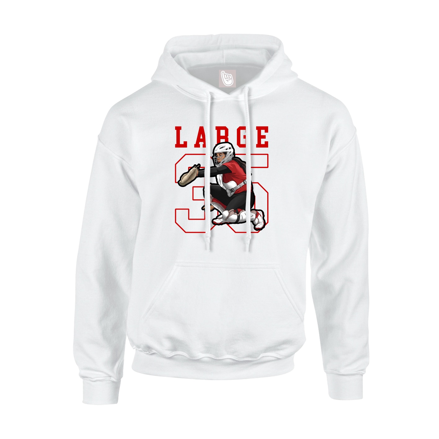 Youth Hoodie — Shirsey in White