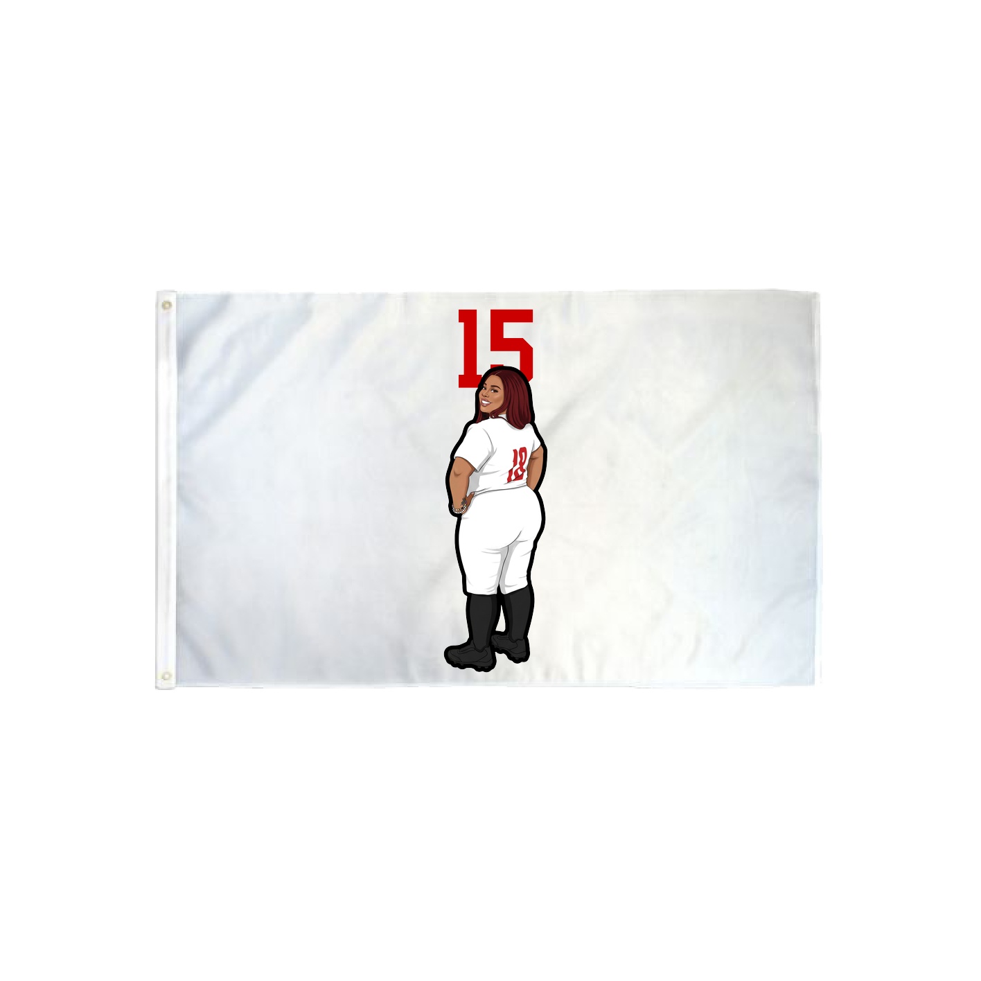 3x5 Flag — Number Top in Classic