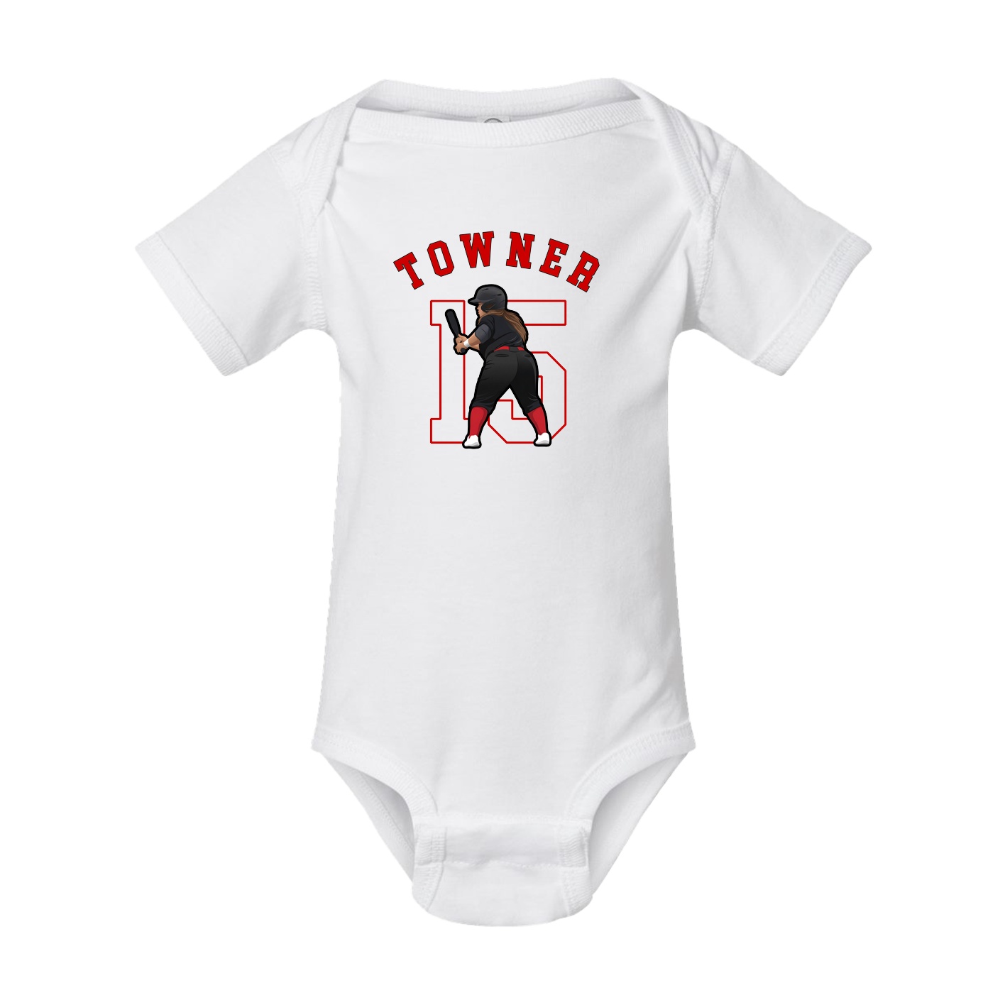 Baby Onesie — Shirsey Arch in White